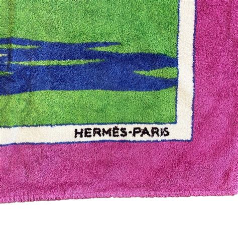 hermes tapis de plage|Serviette de plage Hermès Sirène .